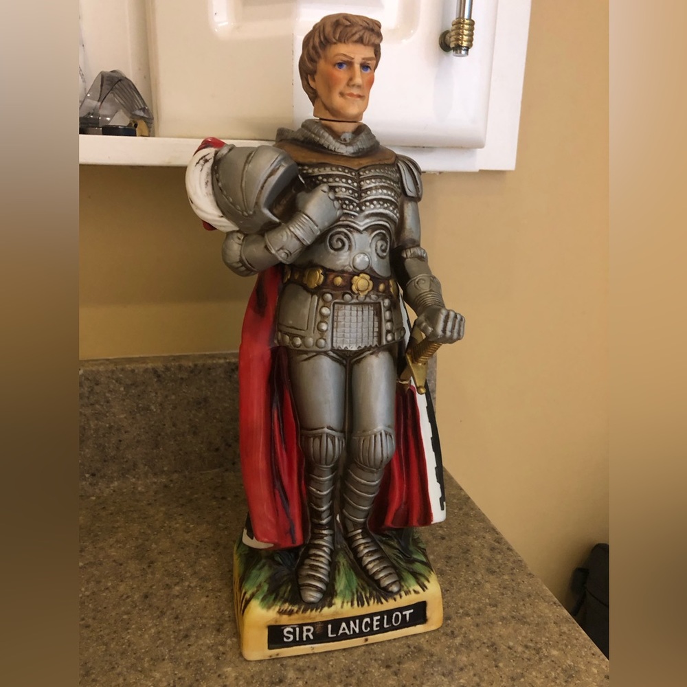 Sir Lancelot whiskey decanter. Vintage